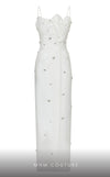 MNM Couture E0039 crepe dress with corset and pencil skirt. | Couture Shop LA