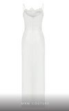 MNM Couture E0039 crepe dress with corset and pencil skirt. | Couture Shop LA