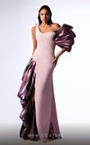 MNM Couture G1713 gown displaying the dramatic silhouette and eye-catching details. | Couture Shop LA
