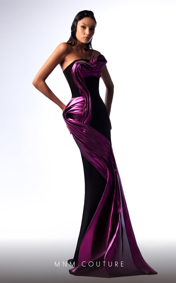 MNM Couture G1730 gown showcasing the gorgeous design and eye-catching details. | Couture Shop LA