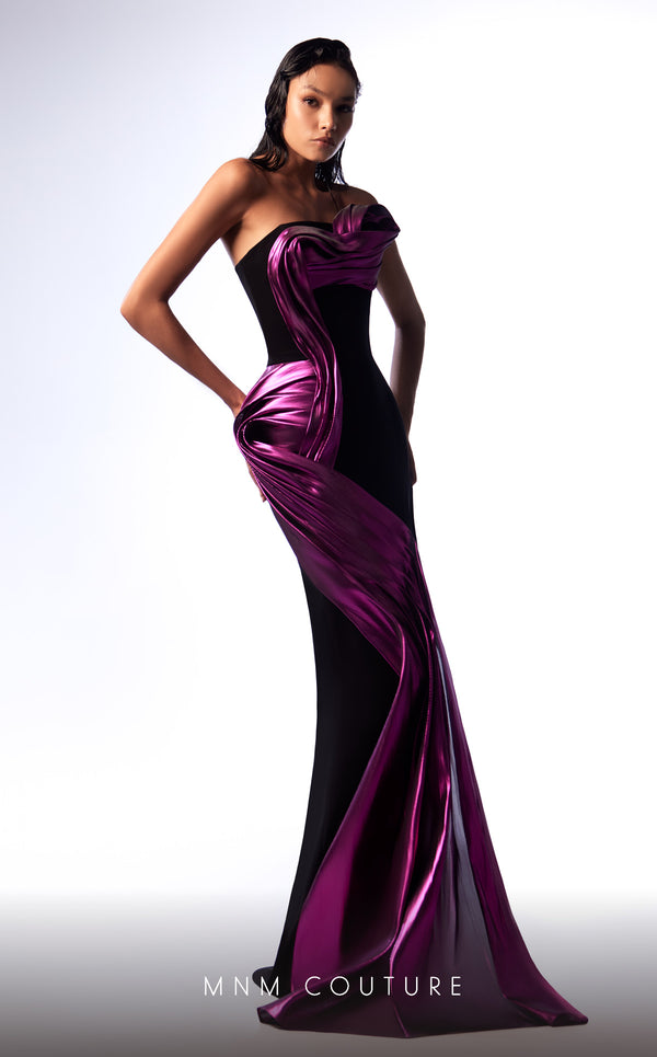MNM Couture G1730 gown showcasing the gorgeous design and eye-catching details. | Couture Shop LA
