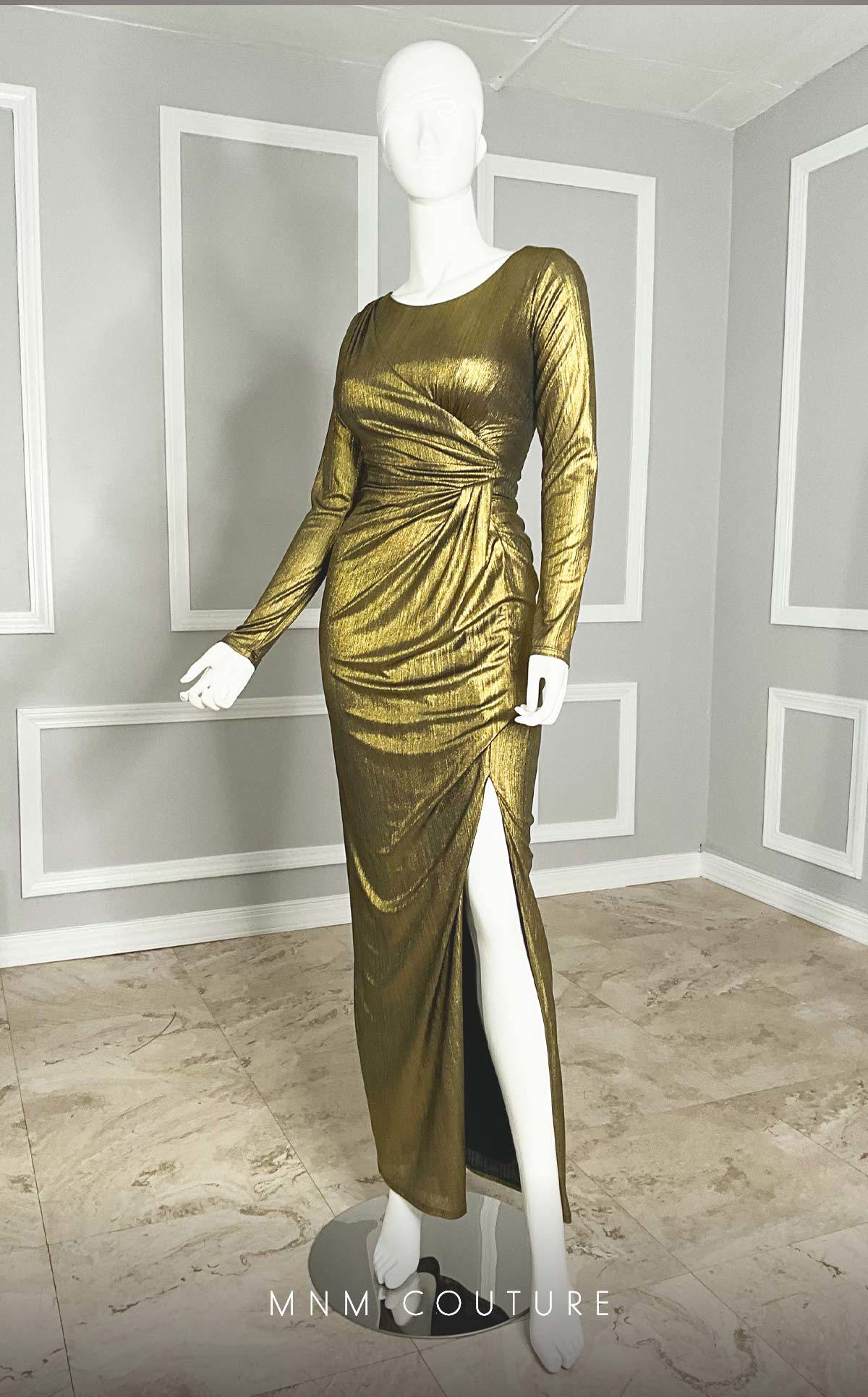 Shop GLAM by MNM Couture R06104   Pleated Maxi Dress – CoutureShopLA