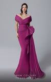 MNM Couture 2692 : A Stunning Off-Shoulder Mermaid Gown with a Cascading Sash