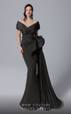 MNM Couture 2692 : A Stunning Off-Shoulder Mermaid Gown with a Cascading Sash