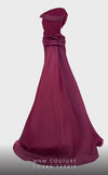 MNM Couture 2754 : Draped One-Shoulder Gown with Ruffle Drama