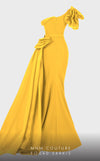 MNM Couture 2754 : Draped One-Shoulder Gown with Ruffle Drama