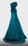 MNM Couture 2754 : Draped One-Shoulder Gown with Ruffle Drama