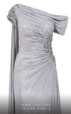 MNM Couture 2760 : Roman-Inspired Jersey Lameh Gown with Embellished Elegance