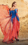 MNM Couture 2763 : Sweetheart Chiffon Gown with Pleated Long Sleeves