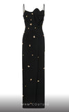 MNM Couture E0039 crepe dress with corset and pencil skirt. | Couture Shop LA