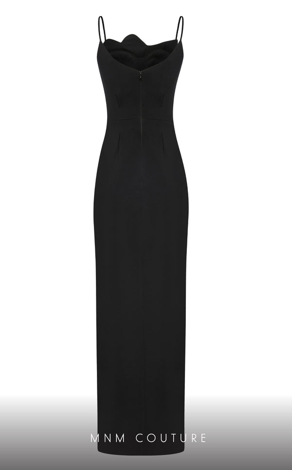 MNM Couture E0039 crepe dress with corset and pencil skirt. | Couture Shop LA