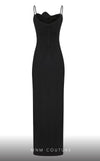 MNM Couture E0039 crepe dress with corset and pencil skirt. | Couture Shop LA