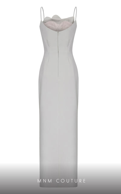 MNM Couture E0039 crepe dress with corset and pencil skirt. | Couture Shop LA