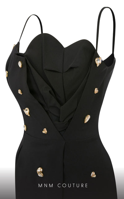 MNM Couture E0039 crepe dress with corset and pencil skirt. | Couture Shop LA