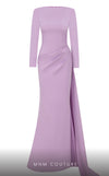 MNM Couture E0073 : Elegant A-line Crepe Dress