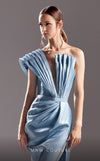 MNM Couture G1529 : Make a Bold Statement with a Ruched One-Shoulder Gown.