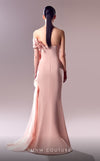 MNM Couture G1622 : Powder Pink Dress with Organza and Tulle Accents