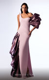 MNM Couture G1713 gown displaying the dramatic silhouette and eye-catching details. | Couture Shop LA