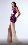 MNM Couture G1741 gown showcasing the elegant draping and sophisticated design. | Couture Shop LA