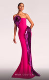 MNM Couture G1838 : Showstopping Mermaid Fuchsia Gown