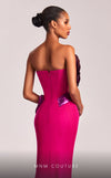 MNM Couture G1838 : Showstopping Mermaid Fuchsia Gown