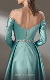 MNM Couture K3886 : Off Shoulder Satin A-Line Gown