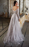 MNM Couture K3950 : Fully Embellished Off-Shoulder Gown with Open Back