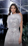 MNM Couture K3983 : Dazzle Spectacularly in a Beaded A-Line Couture Dress.