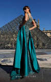 MNM Couture K4007 : Irresistible Glam in a Satin Mermaid Evening Dress.