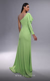 MNM Couture K4086 : Long-Sleeve Sheath with Draped Puff Detailing