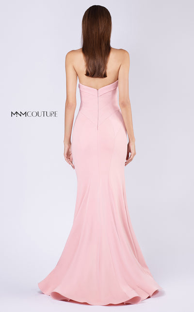 MNM Couture M0002 sleeveless mermaid dress with sweetheart neckline and seamless, elegant Crepe design. | Couture Shop LA
