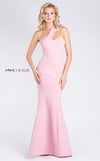 MNM Couture M0003 sleeveless mermaid dress with sweetheart neckline and elegant crepe craftsmanship. | Couture Shop LA