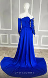 MNM Couture M1104 : Bold Fitted Satin Gown