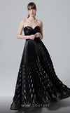 MNM Couture N0462 : A-Line Gown with Strapless Sweetheart Neckline and Pleats