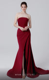 MNM Couture N0464 strapless bodycon gown with draped detailing. | Couture Shop LA