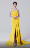 MNM Couture N0464 strapless bodycon gown with draped detailing. | Couture Shop LA