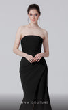 MNM Couture N0464 strapless bodycon gown with draped detailing. | Couture Shop LA