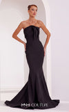 MNM Couture N0465 strapless mermaid gown with crumbcatcher bodice and sweep train. | Couture Shop LA