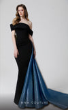 MNM Couture N0466 off-shoulder mermaid gown with bust draping. | Couture Shop LA