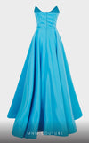 MNM Couture N0491 : Timeless Elegance in an Embroidered A-Line Gown.