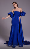 MNM Couture N0526A strapless mermaid gown with off-shoulder sleeves. | Couture Shop LA