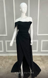 MNM Couture N0535 sarong gown with asymmetric sleeve and draping. | Couture Shop LA