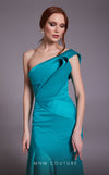 MNM Couture N0543 : Mermaid Gown with Drape Accent and Satin Silk Finish