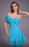 MNM Couture N0546 : Mermaid Gown with Ruffles and Asymmetrical Hem