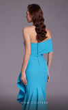 MNM Couture N0546 : Mermaid Gown with Ruffles and Asymmetrical Hem