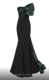 MNM Couture N0559 sleeveless column gown with organza pleating.