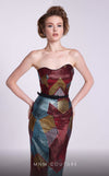 MNM Couture N0590 strapless gown with detachable puff sleeves. | Couture Shop LA