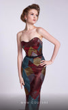 MNM Couture N0590 strapless gown with detachable puff sleeves. | Couture Shop LA