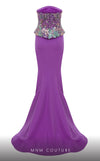 MNM Couture N0616 embroidered mermaid gown with corset.