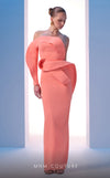 MNM Couture N0618 one-sided off-shoulder gown with draped detailing. | Couture Shop LA